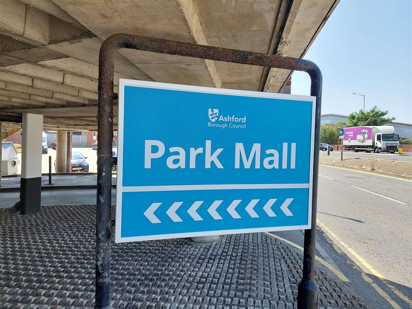 Park Mall car park reopened in the summer but the top floor remains out of bounds
