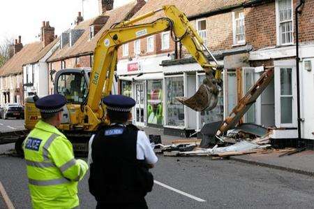 Ram raiders strike in Lydd