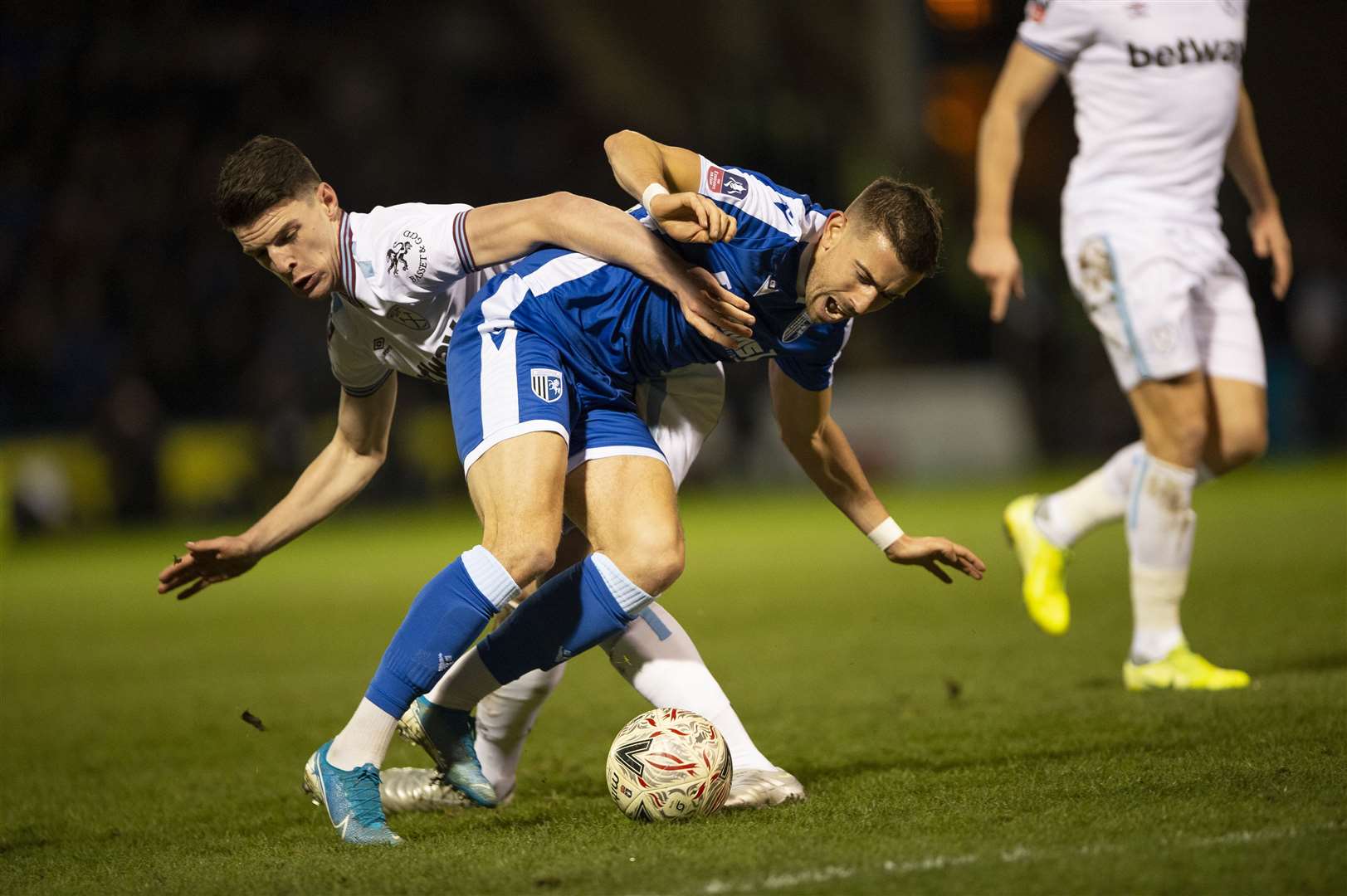 Gillingham's FA Cup match with West Ham United was live on BT Sport last year Picture: Ady Kerry