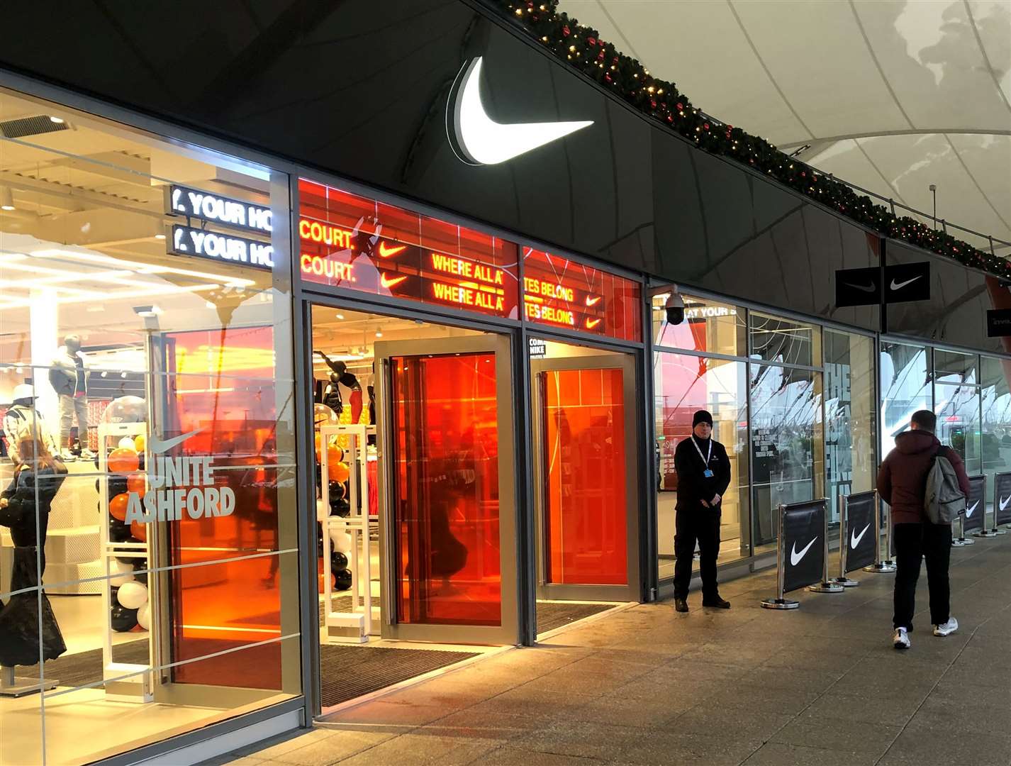 Thieves switch expensive trainers for cheaper ones at Ashford Designer Outlet s Nike store