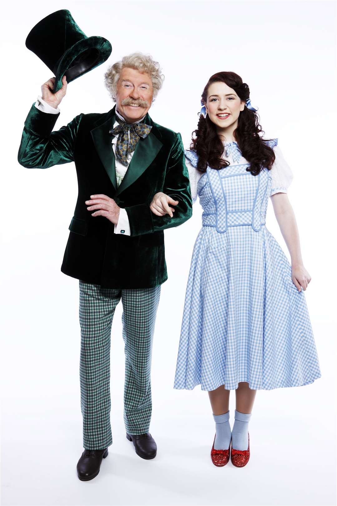 Michael Crawford and Danielle Hope in the The Wizard of Oz at the London Palladium in 2011. Picture: Simon Turtle