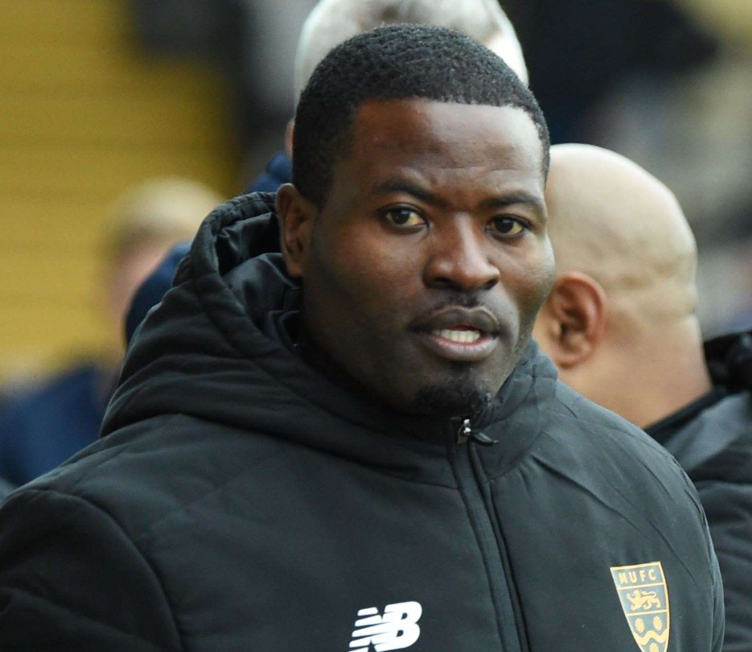 Maidstone United caretaker boss George Elokobi. Picture: Steve Terrell