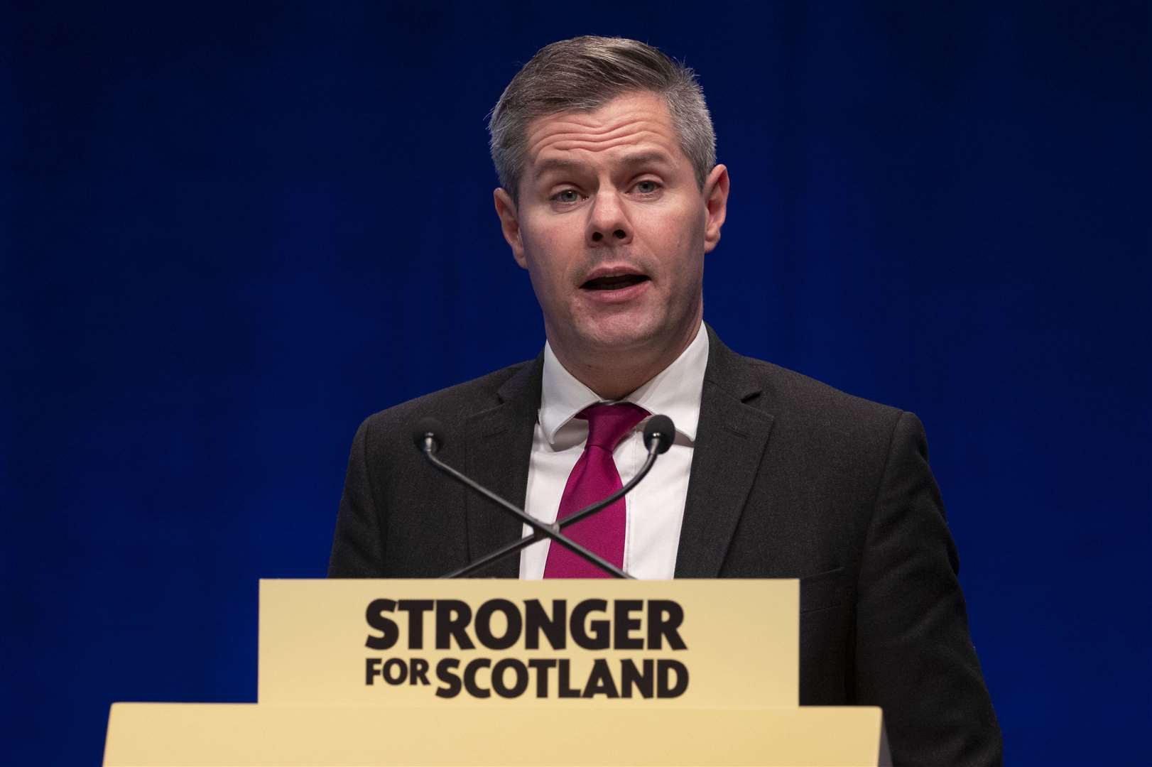 Scotland’s former finance secretary Derek Mackay stepped down and resigned from the SNP over messages he sent to a teenage boy (Jane Barlow/PA)