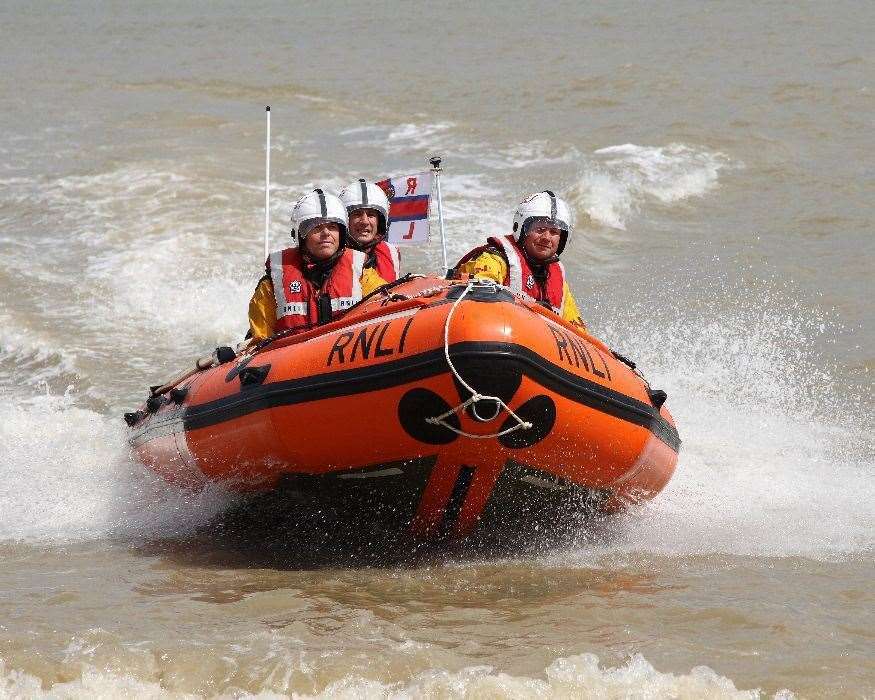 File picture of the Duggie Rodbard II inshore lifeboat at Walmer Copyright: Martin Collins