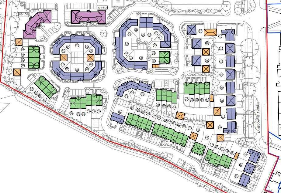 A mixture of houses, flats and a bungalow were suggested