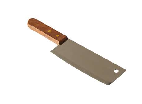 A meat cleaver. Stock picture