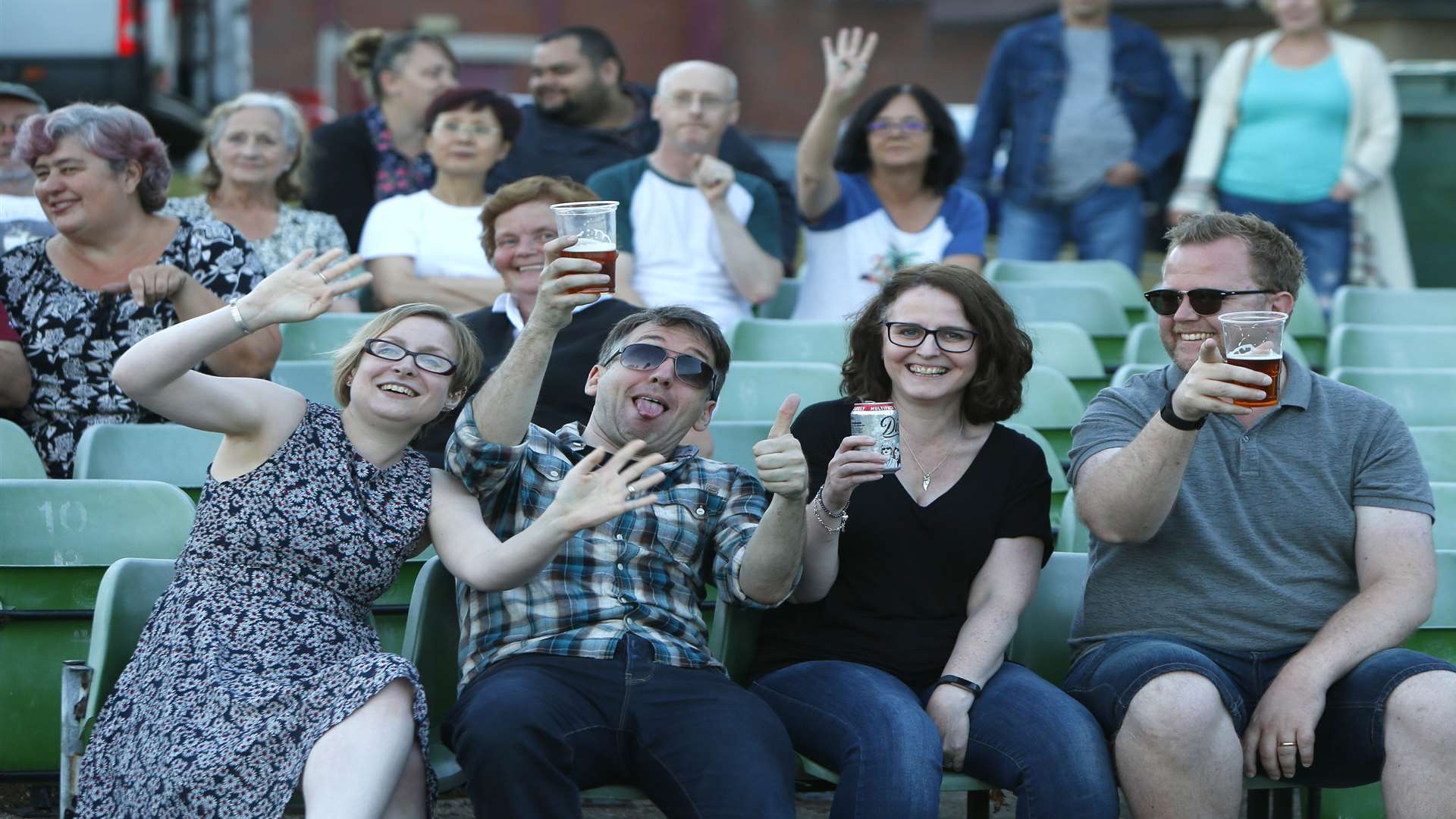 Bryan Adams played the cricket ground in Canterbury