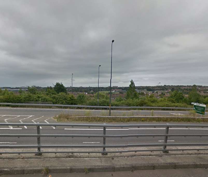 The Holywell Coombe Viaduct slip road is said to be where the manhole has gone missing from. Picture: Google