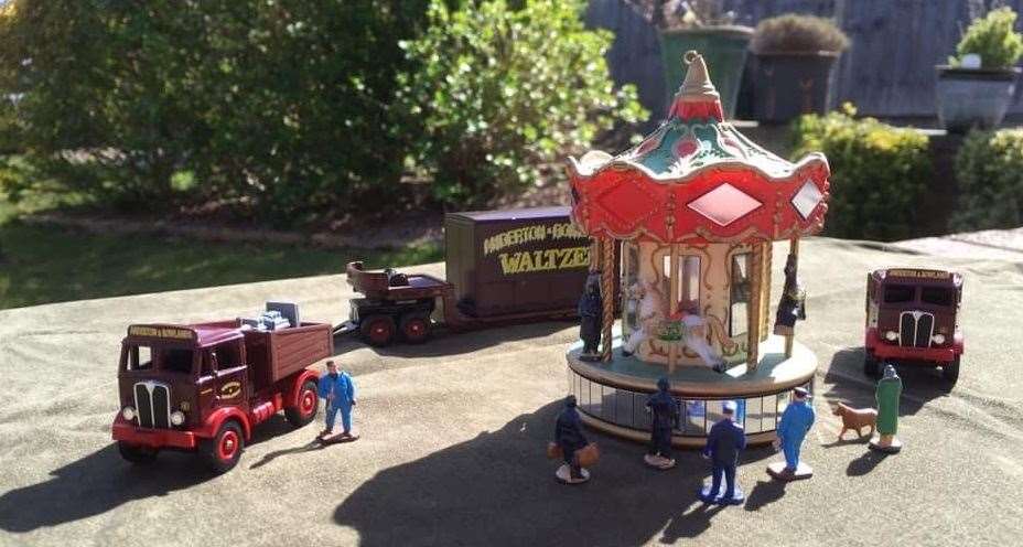 A miniature Festival of Steam and Transport