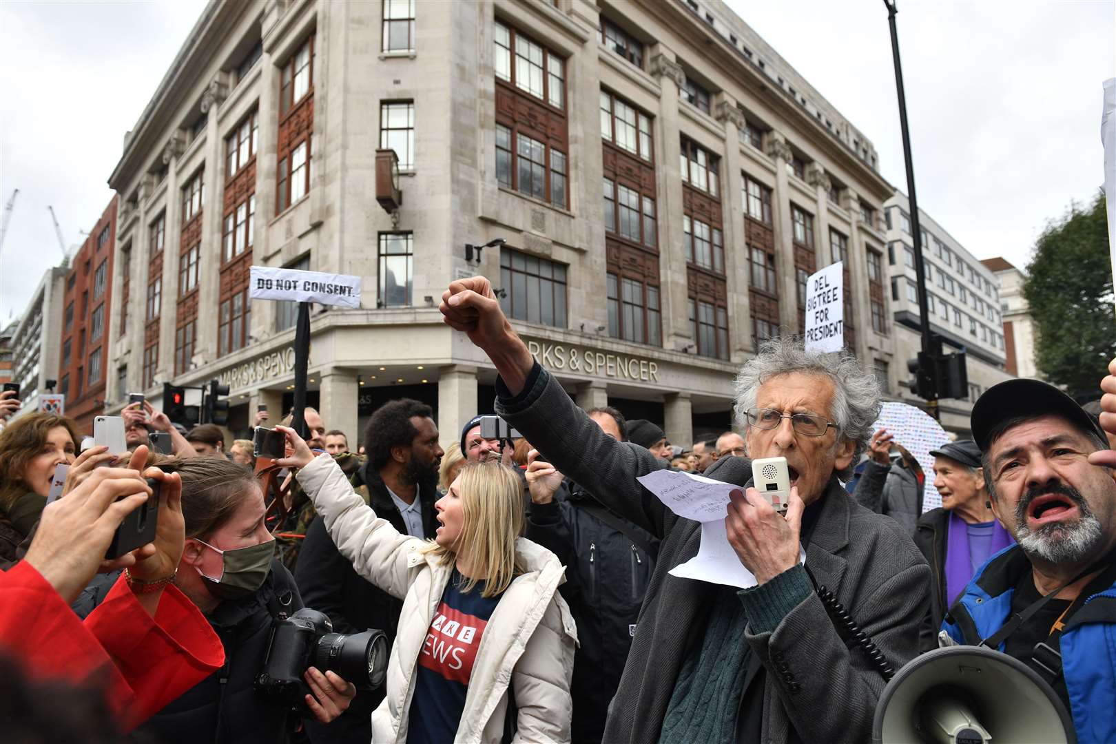 Mr Corbyn has attended a number of rallies (Dominic Lipinski/PA).