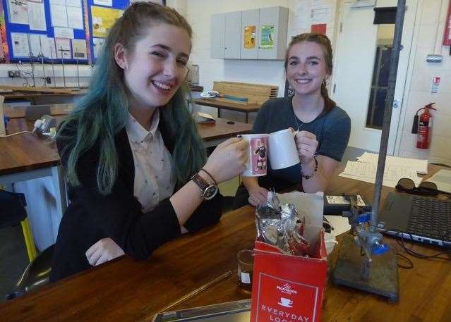 Lucy Kennett and Molly Bosworth of Simon Langton Girls’ Grammar School (11510831)