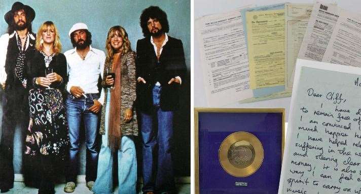 Fleetwood Mac goods are up for sale in Tunbridge Wells next week. Picture: Hansons Auctioneers
