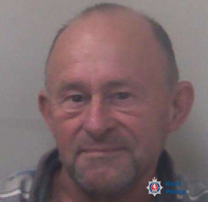 Paedophile Russell Hogg, 64, from Maidstone, was jailed again after approaching school children at a library. Picture: Kent Police