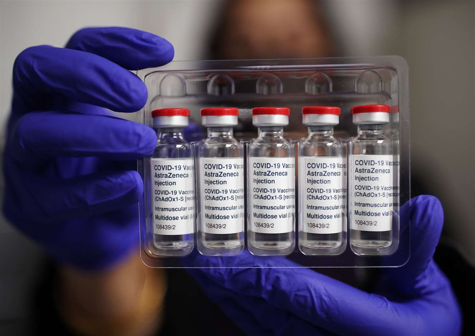 AstraZeneca has delivered 68 million doses of its Covid-19 vaccine worldwide (Yui Mok/PA)