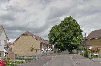 The robbery took place at an address in Coombe Road, Maidstone. Picture: Google Streetview