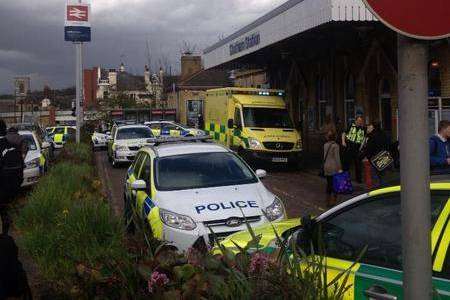 Train hits man at Chatham rail station. Picture: @_i_am_will_i_am