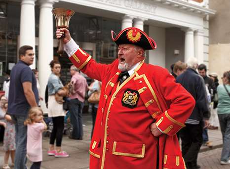 Town Crier Robin Burfoot