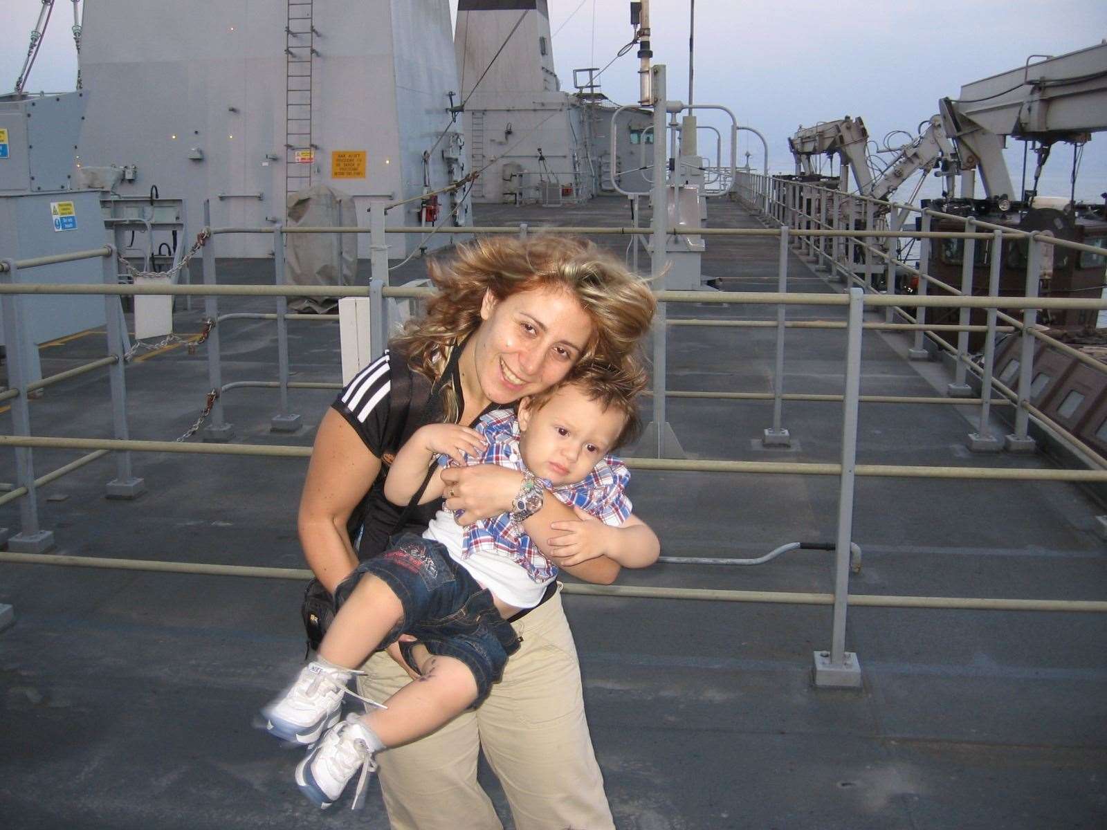 William, Nadia and Thomas evacuated Lebanon during the 2006 Lebanon war (William McCulloch/PA)