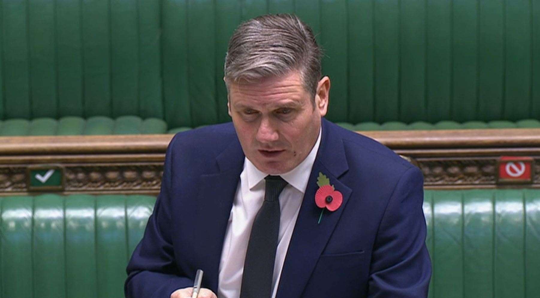 Labour leader Sir Keir Starmer asked for ‘some basic honesty’ from the PM (House of Commons/PA)