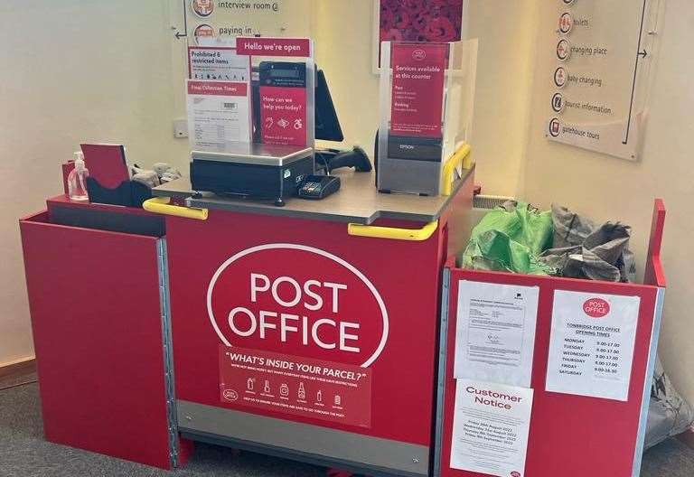 Tonbridge Castle Post Office closed for another week