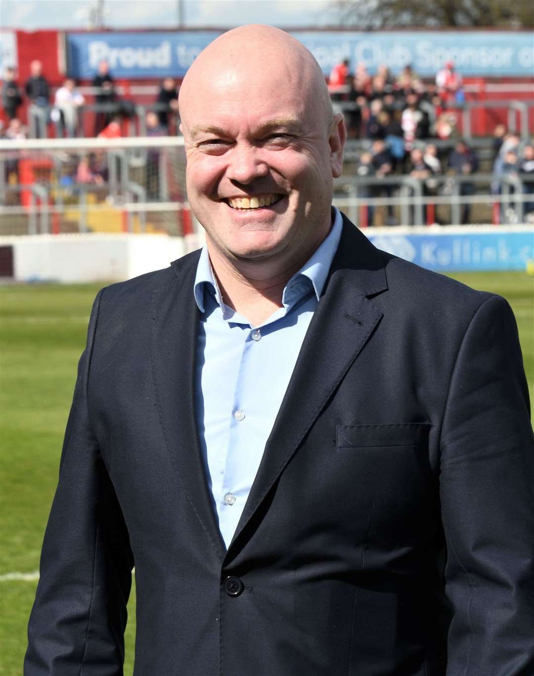 Ebbsfleet chief executive Damian Irvine wants the new stadium to be built with fans having their say. Picture: Simon Hildrew