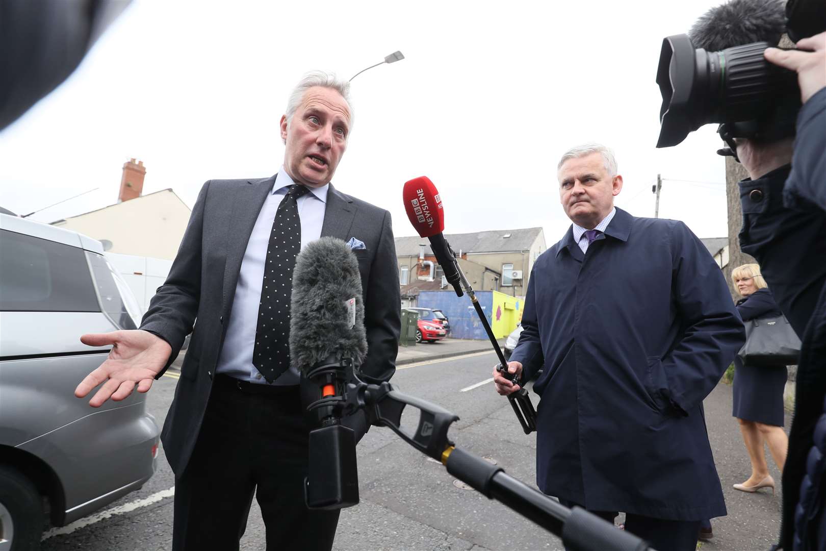 The party was founded by the father of Ian Paisley Jr (Brian Lawless/PA)