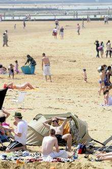 Glorious Margate beach