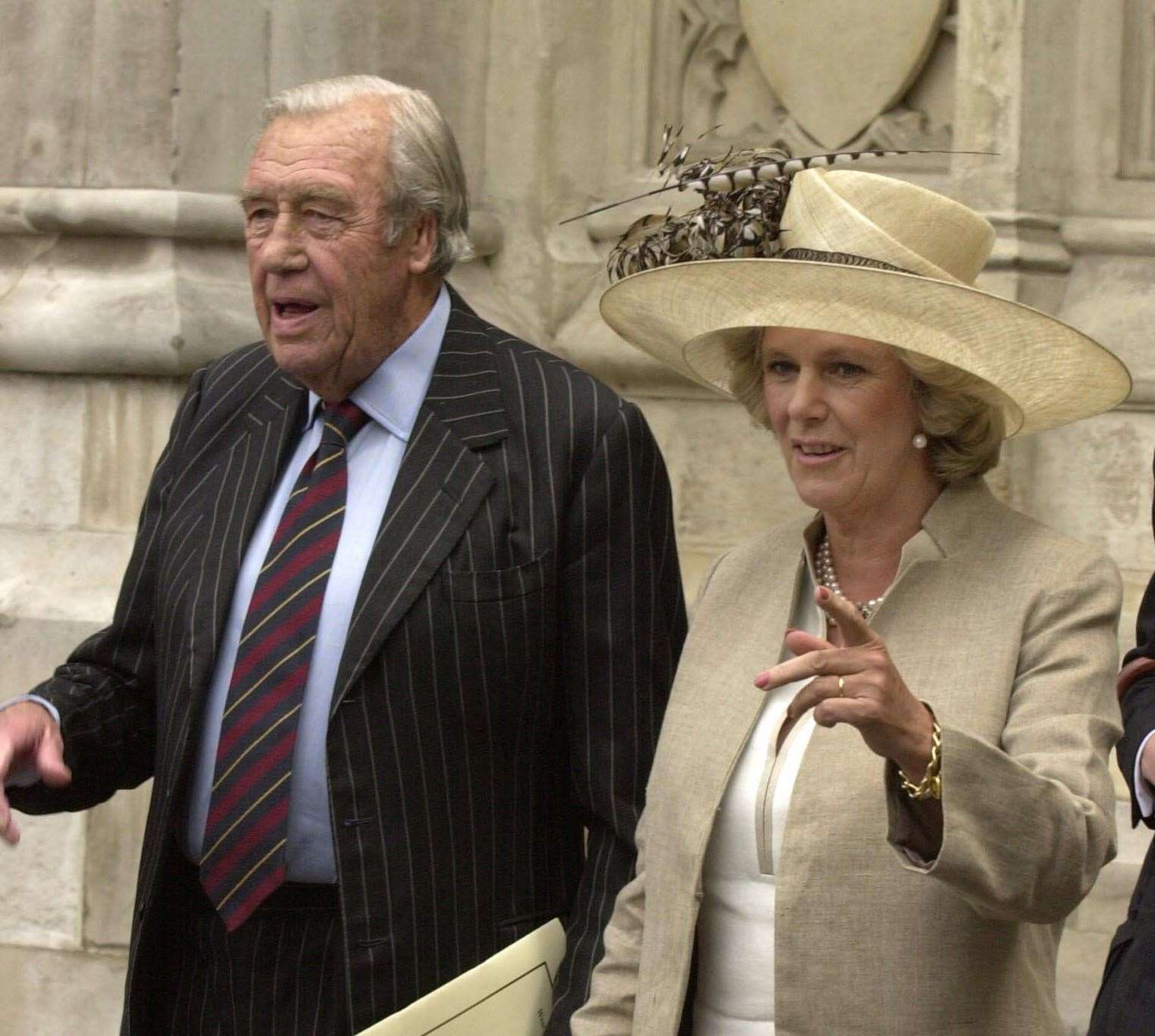 Camilla with her father (PA)