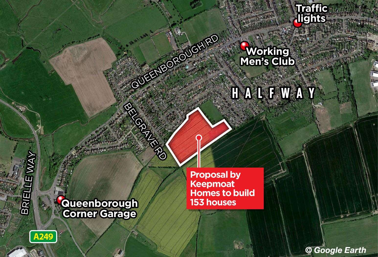 Keepmoat Homes wants to build 153 homes in Halfway