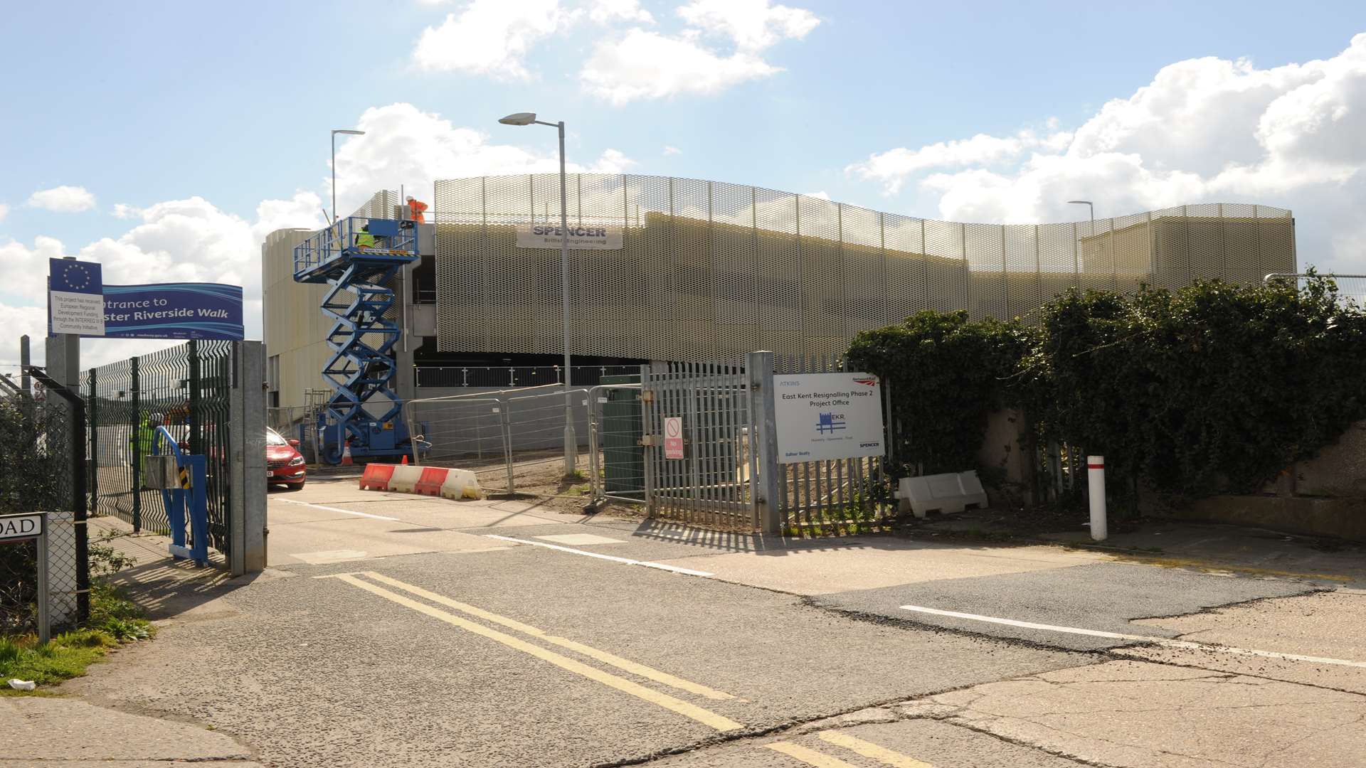 The new multi-storey car park in Cory's Road, Rochester