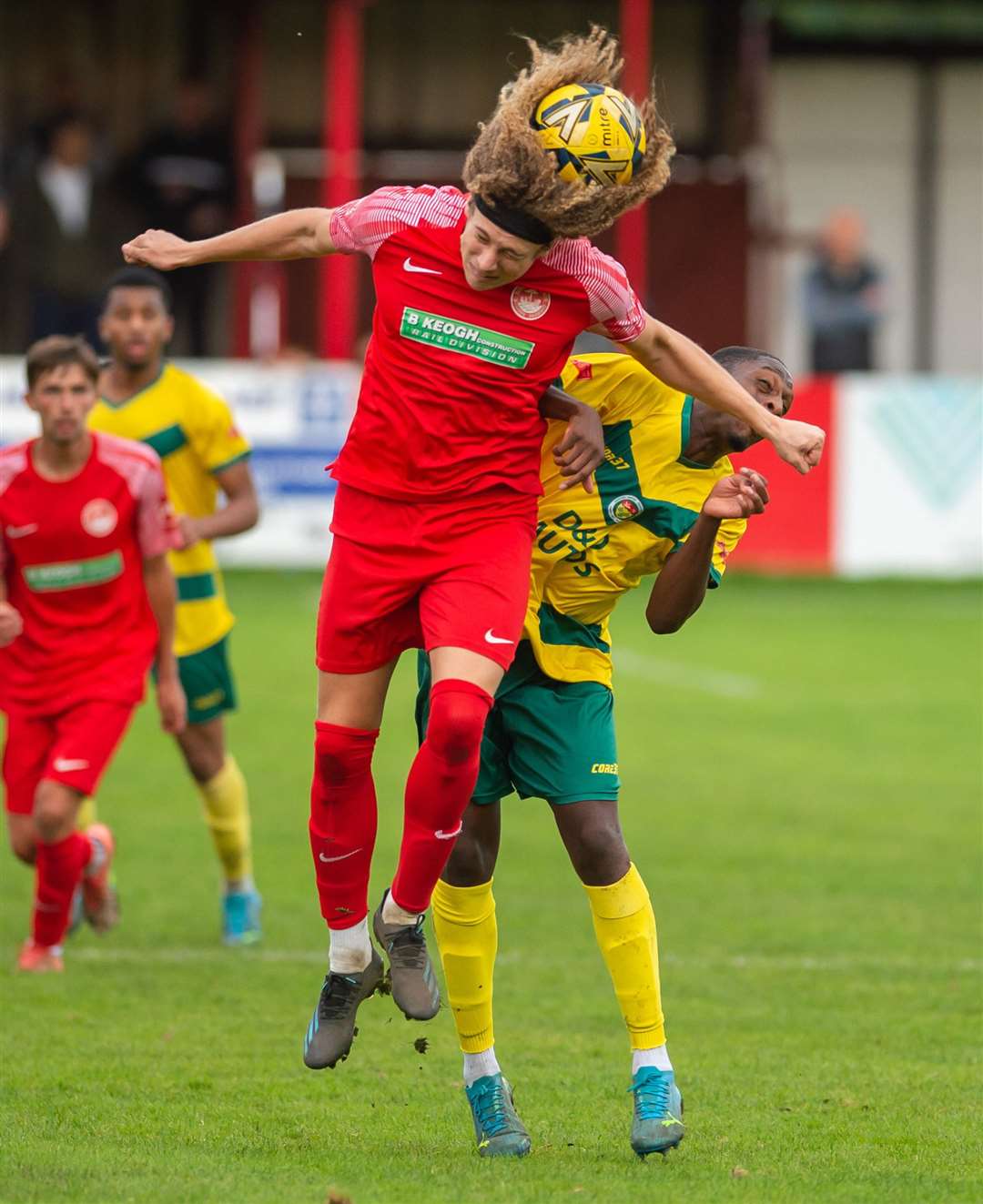 Jarred Trespaderne was back in Hythe colours last weekend. Picture: Ian Scammell