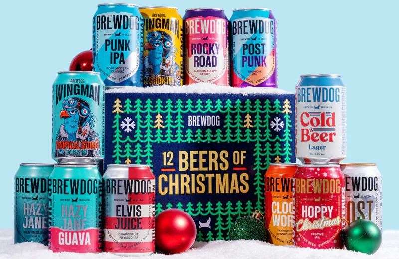 BrewDog’s 12 Beers of Christmas is a selection of limited-edition beers and customer favourites