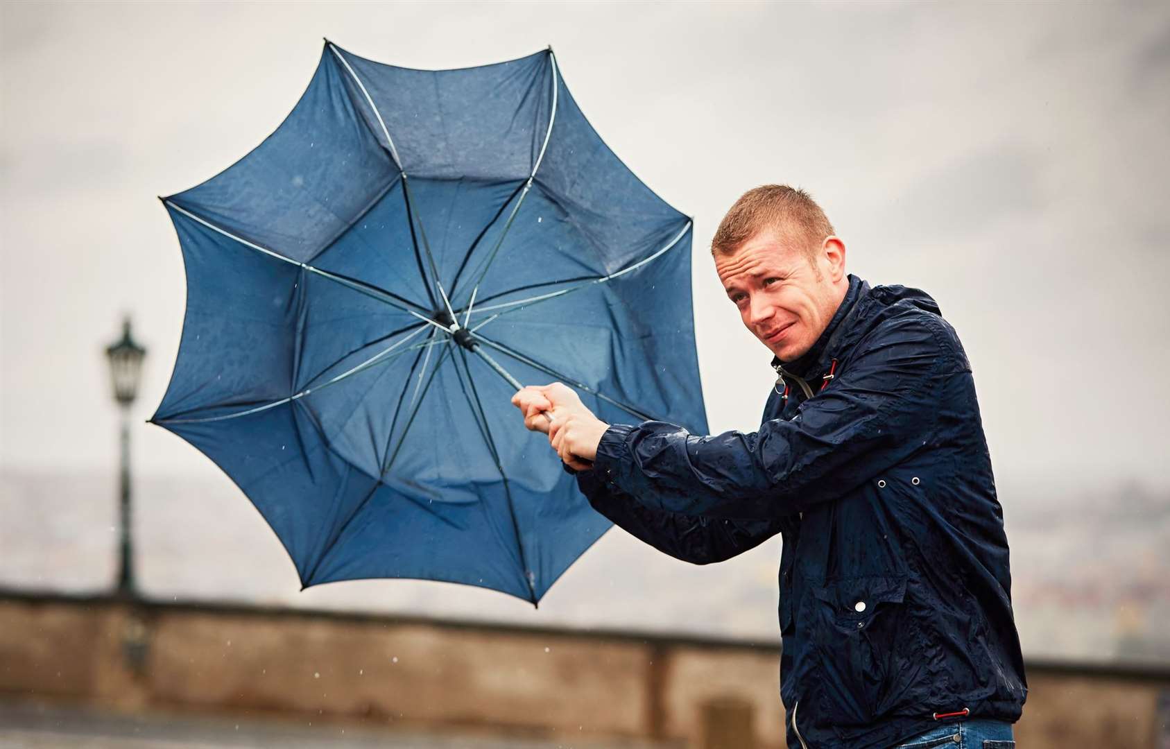 A weather warning covering Kent has been issued as unseasonable wind is expected to batter the county