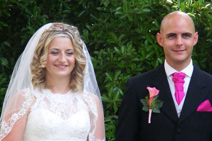 Mariola Cudworth pictured on her wedding day with Jonathon, who has been acquitted of murdering her