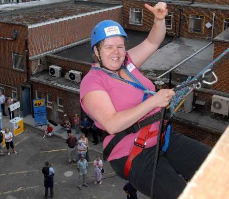 Maddie Reynolds, from Herne Bay, was the first to take the plunge