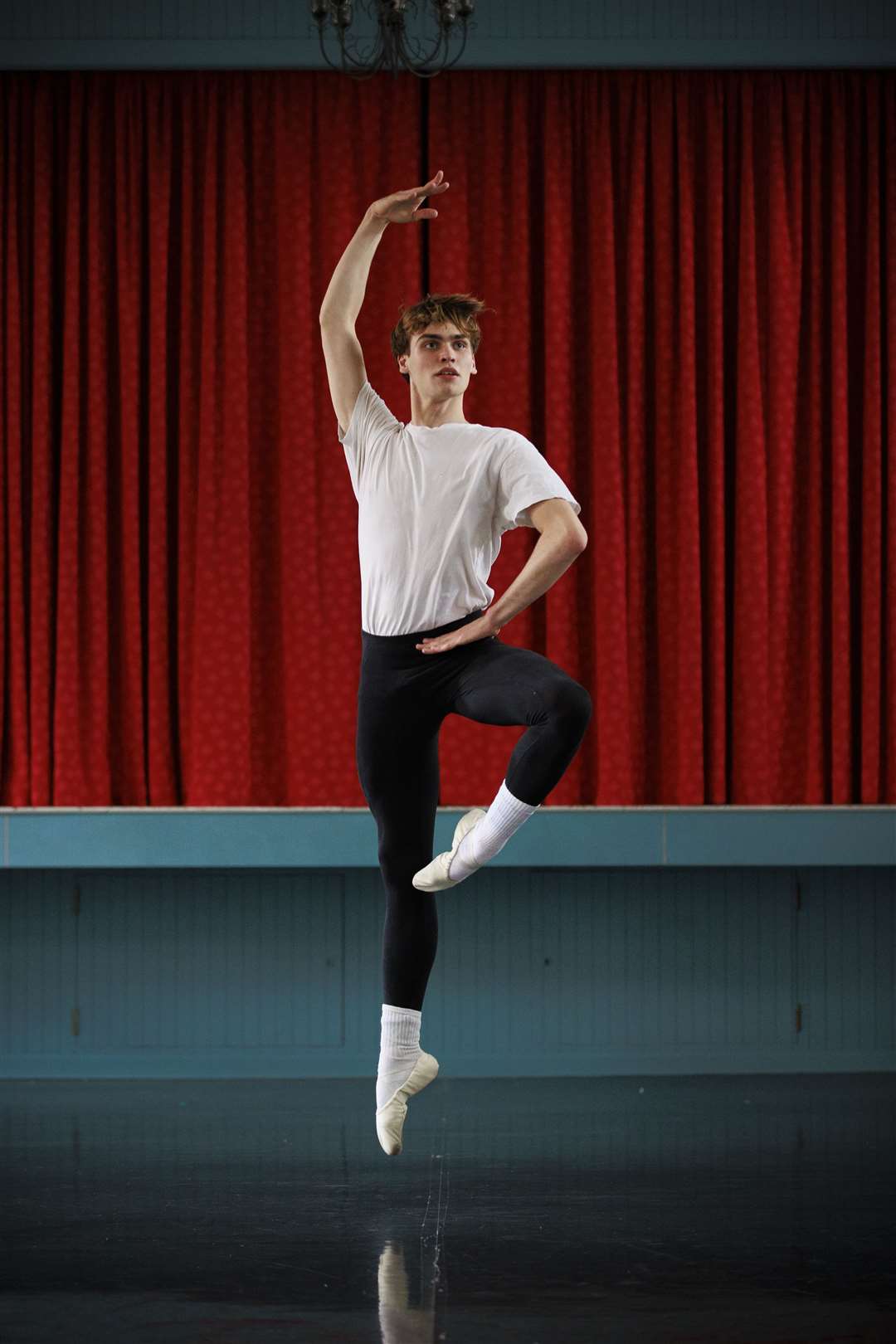 Oscar at the High Points Youth Ballet studio on Alfred Street in Belfast (Liam McBurney/PA)