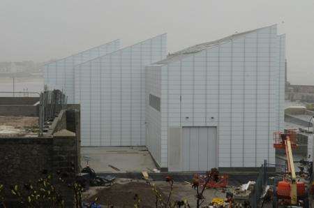 General view of the Turner Contemporary building in Margate.