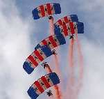 The RAF falcons drop in for a visit at Margate's Big Event