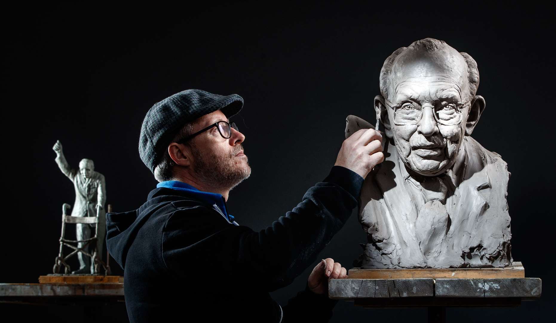 Andrian Melka at his studio in York (Danny Lawson/PA)