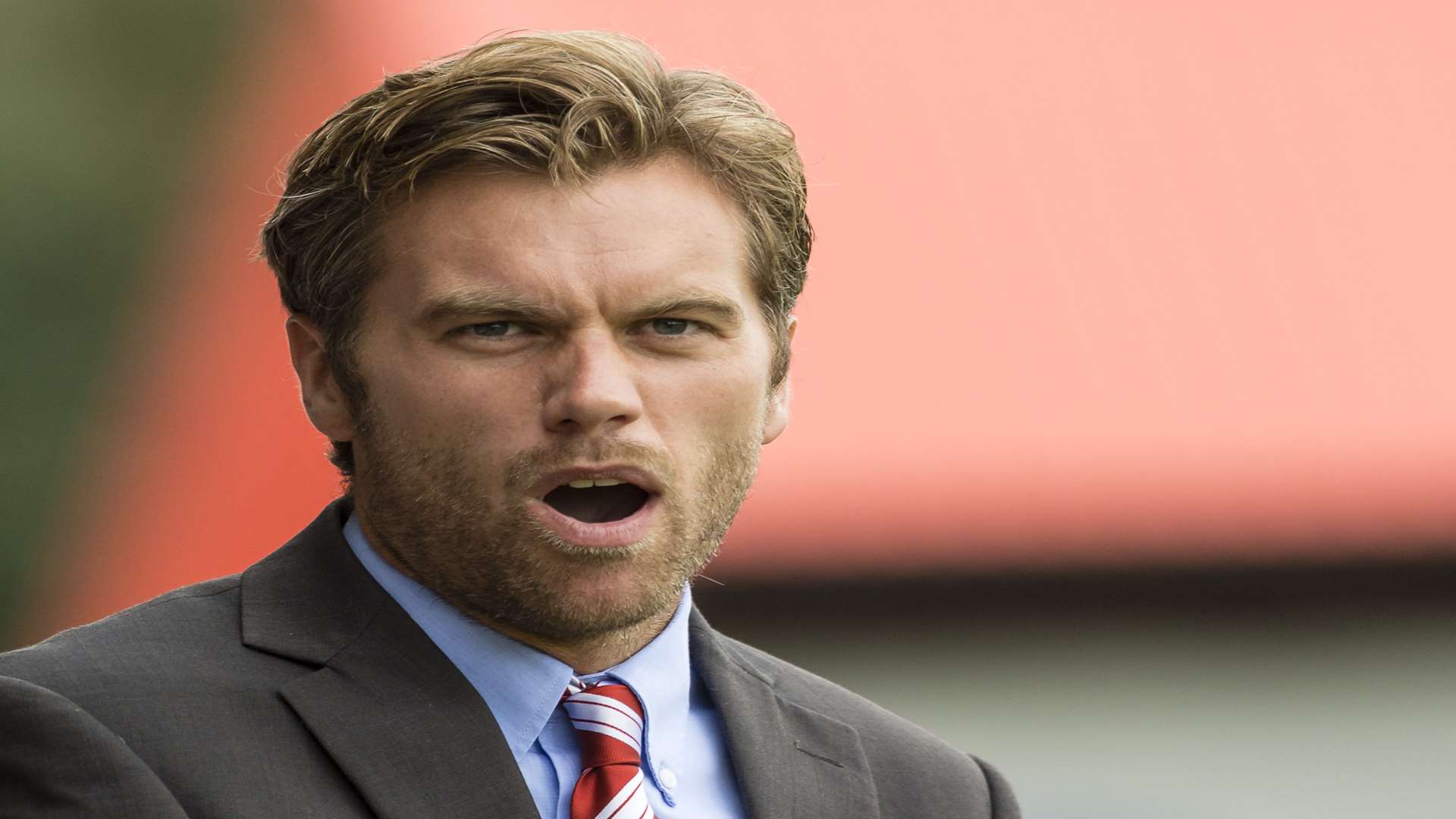 Ebbsfleet United manager Daryl McMahon Picture: Andy Payton