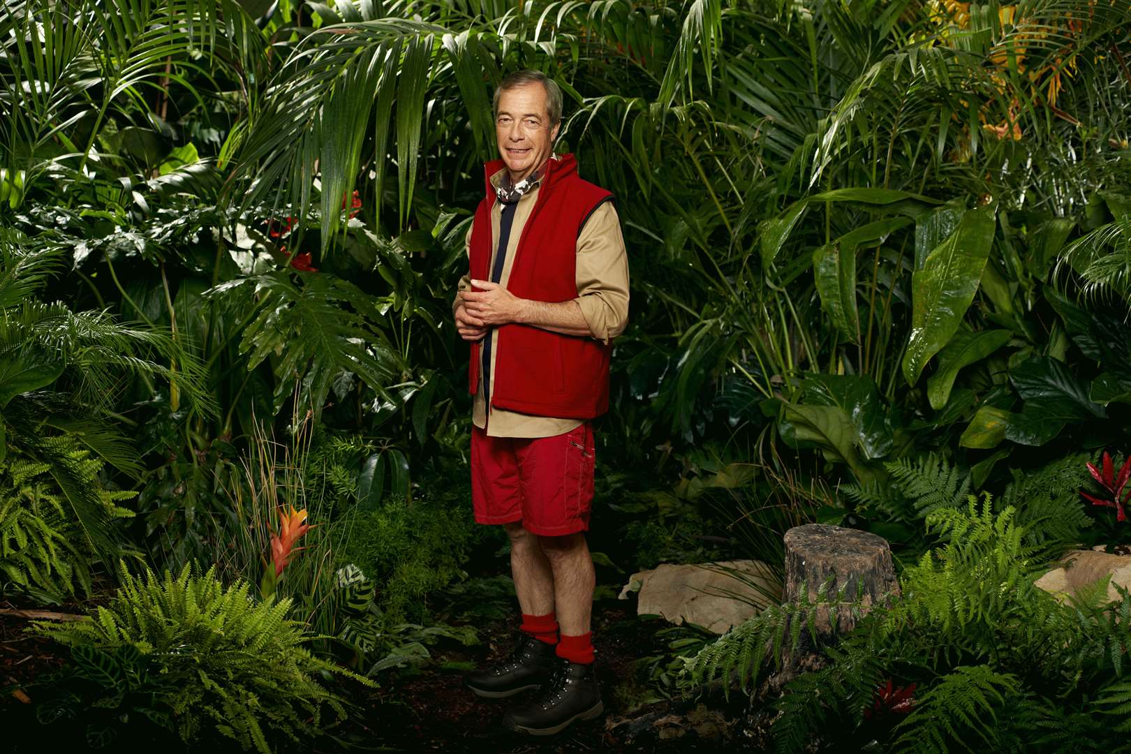 Nigel Farage joined I’m A Celeb in December (ITV)