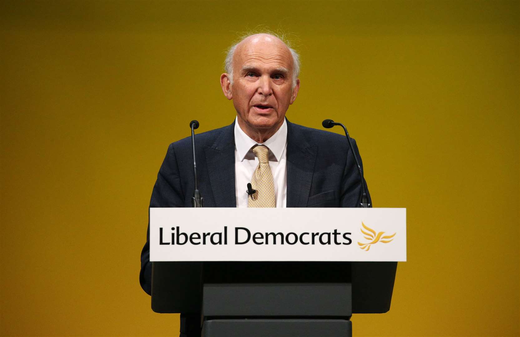 The former Lib Dem leader appeared on Alex Salmond’s show (Jonathan Brady/PA)