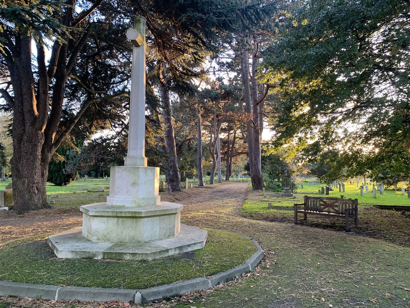 It is the second time in just over a year that the Royal British Legion bench has been vandalised