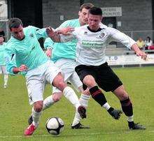 Dartford on the attack against Boreham Wood.