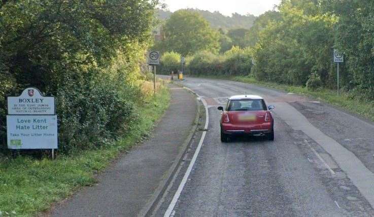 Boxley Road is to be shut overnight for resurfacing. Picture: Google