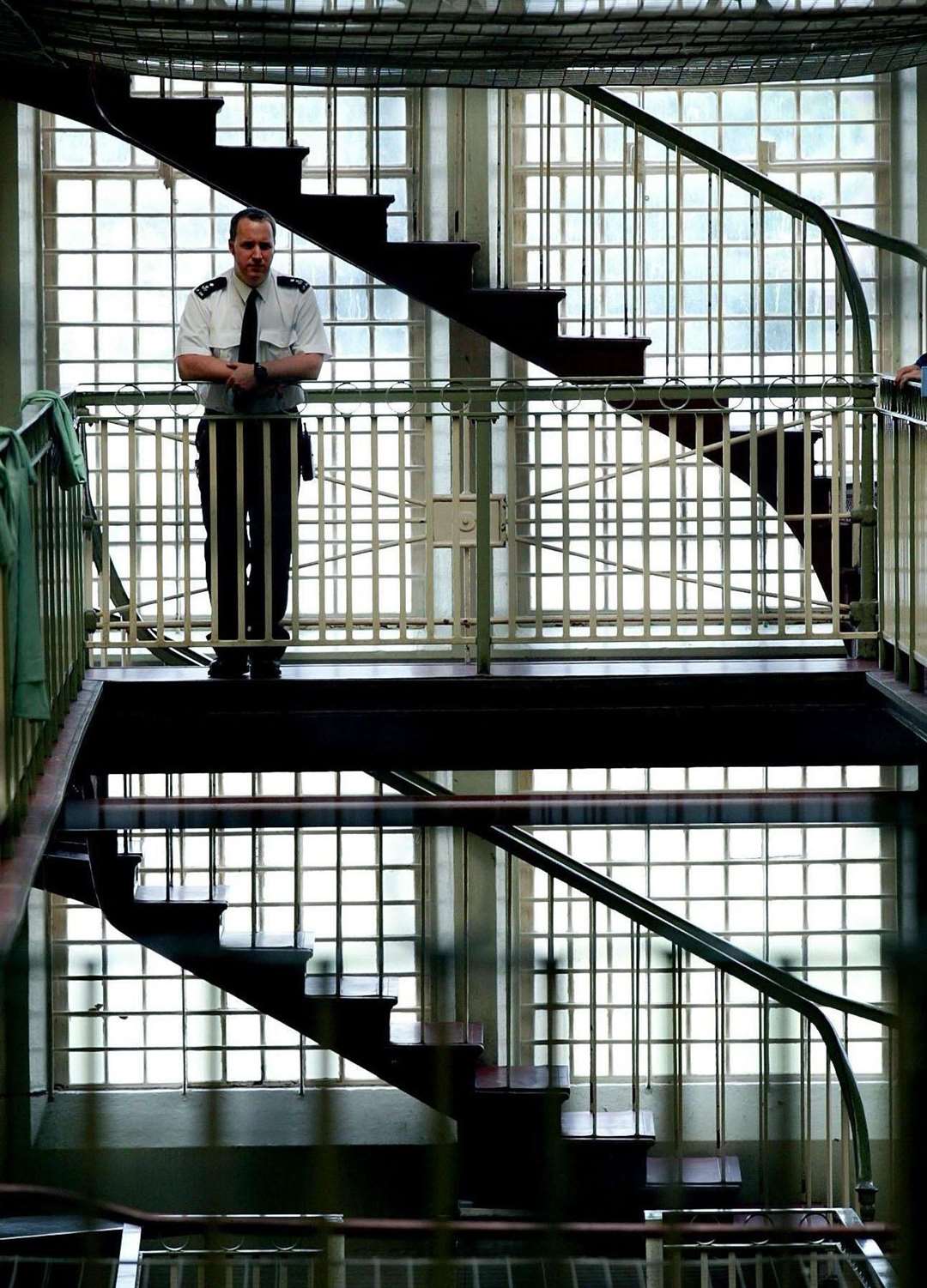 A prison officer at HMP Liverpool (Phil Noble/PA)