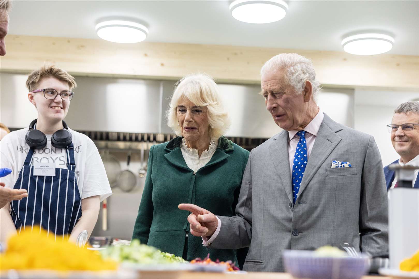 The King and Queen at the launch of The Coronation Food Project in 2023 (Ian Vogler/Daily Mirror/PA)