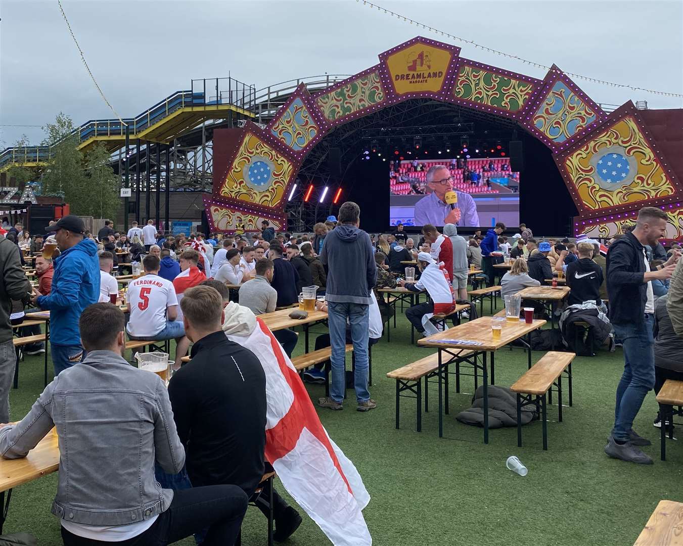 Fans at Dreamland in Margate