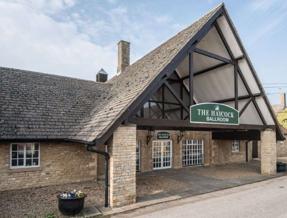 Haycock Manor's ballroom in Wansford, Cambridgeshire, now owned by Sittingbourne businesswoman Emma Cloude