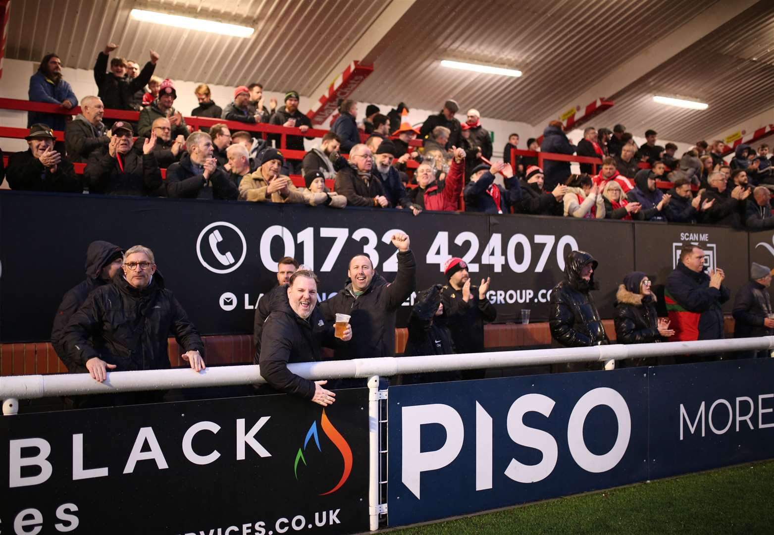 Chatham fans will be out in force again this Saturday on what is ‘Non-League Day’ Picture: Max English (@max_ePhotos)